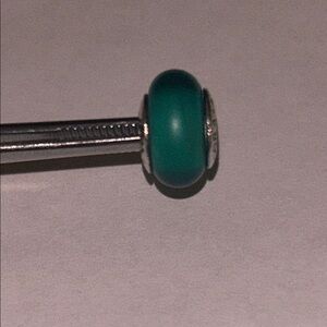 Teal Charm Bead